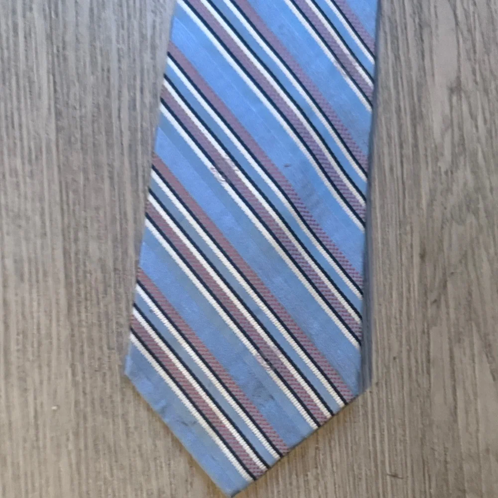 Authentic Versace Striped Blue and Gray Men's Tie